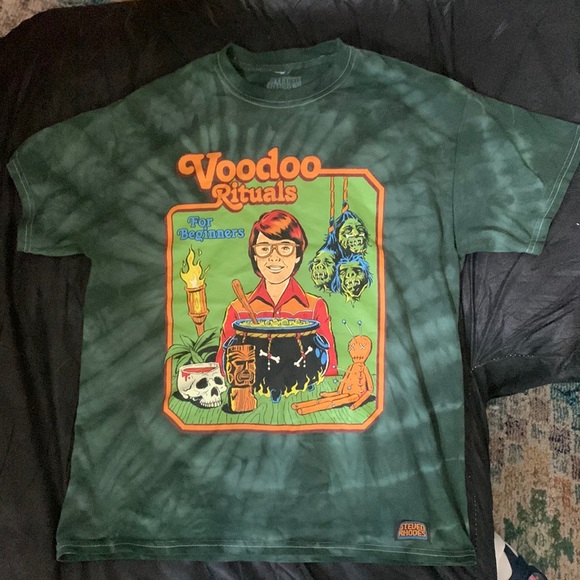 Voodoo for beginners Tshirt tie dye Steven rhodes - Picture 1 of 3